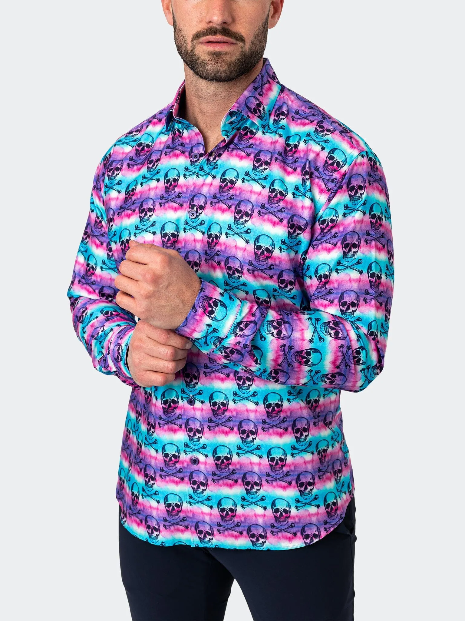 Fibonacci SkullDye Purple