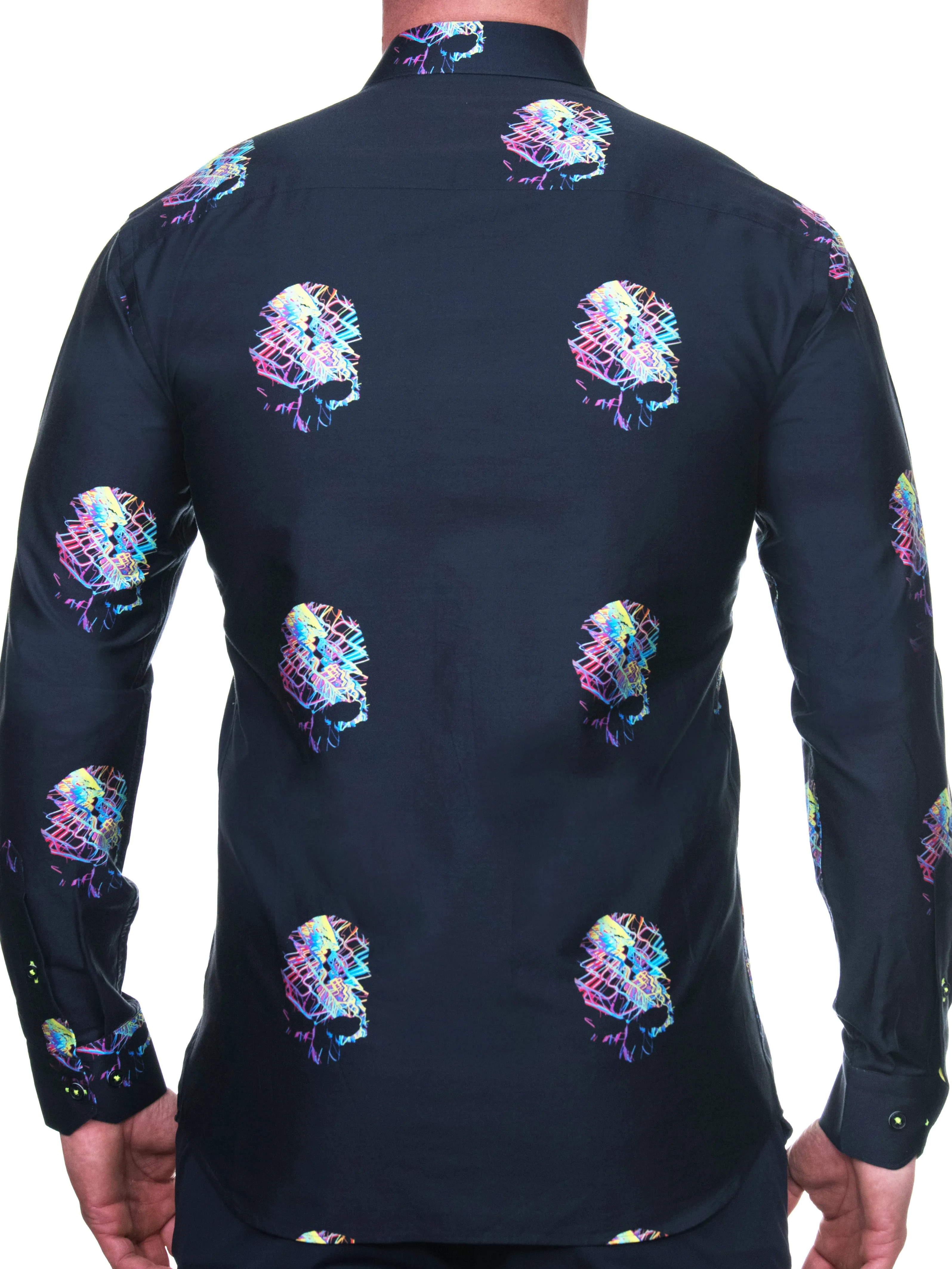Fibonacci SkullNeon Black