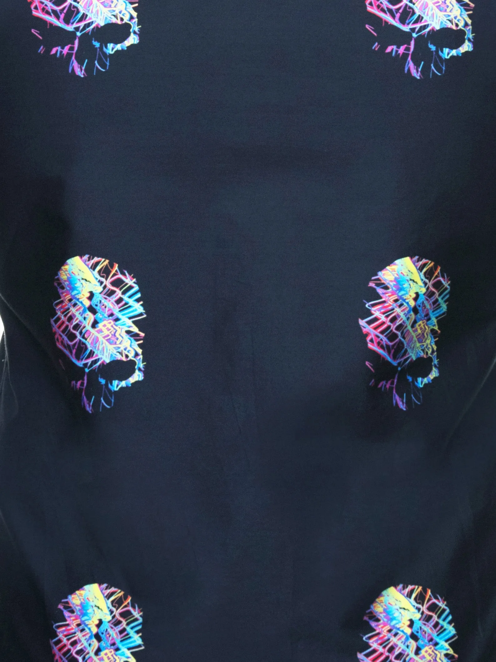 Fibonacci SkullNeon Black
