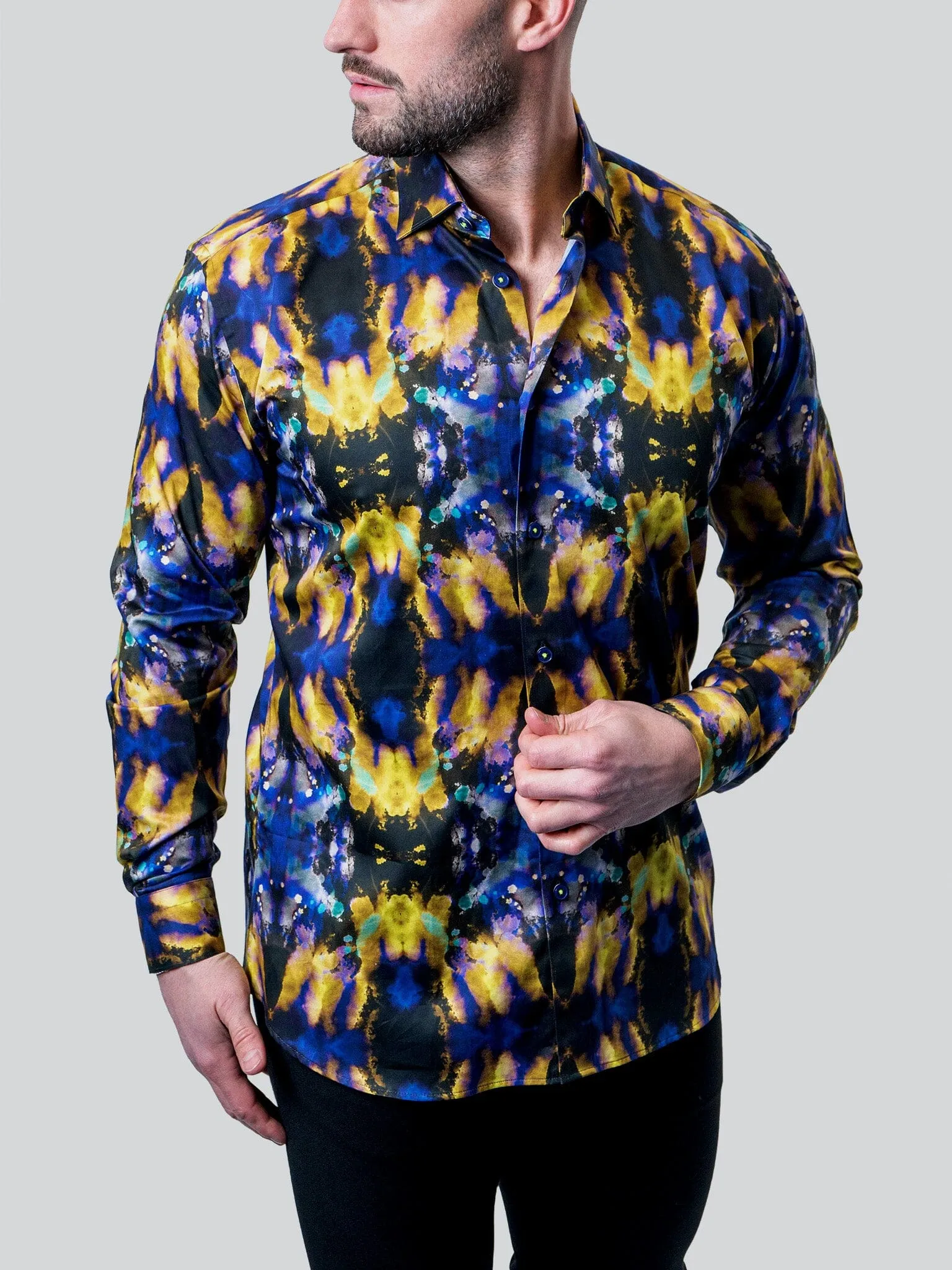 Fibonacci TieDye Trip Blue