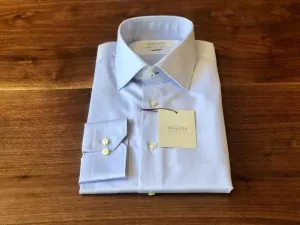 Fine Twill Dress Shirt - Blue