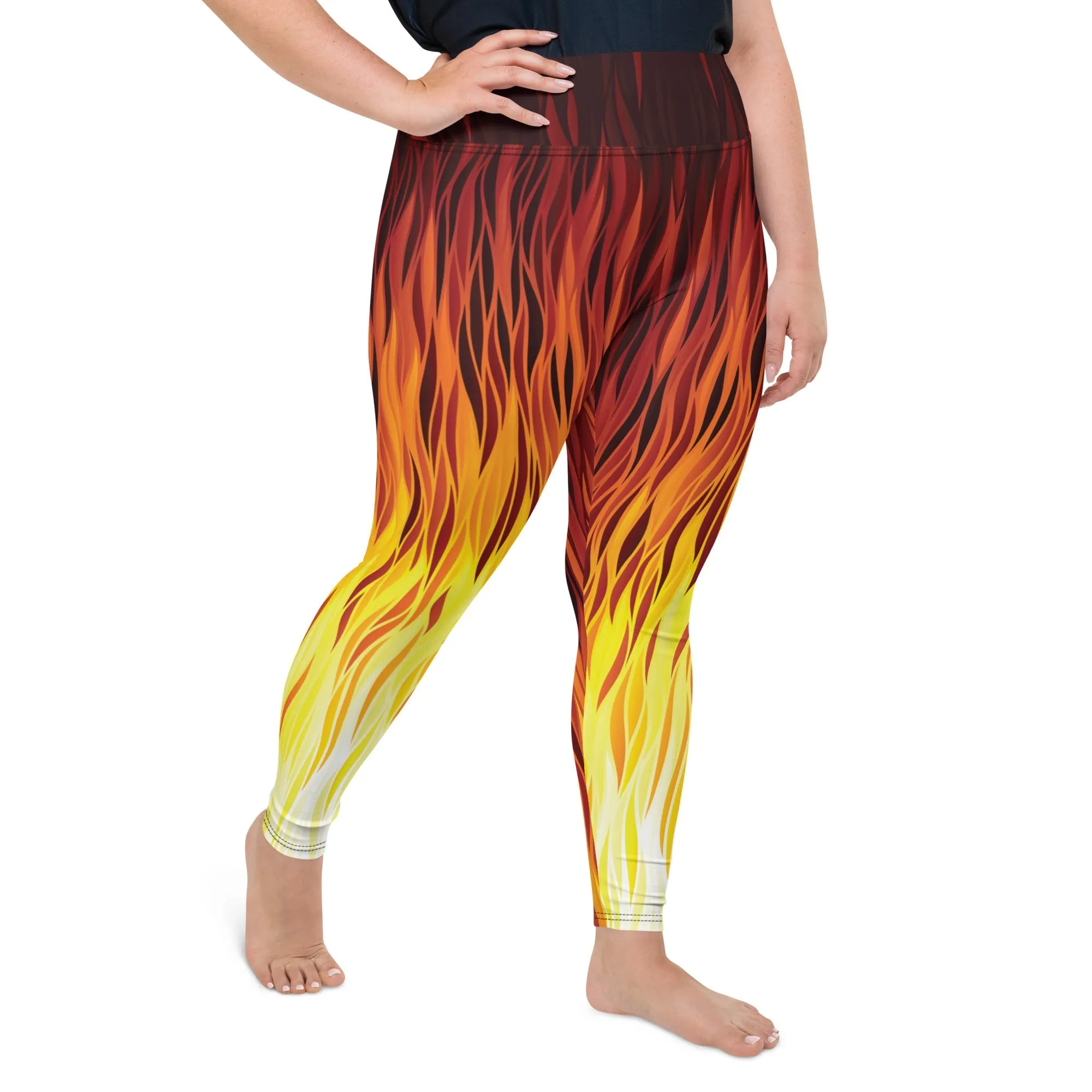 Fire Plus Size Leggings