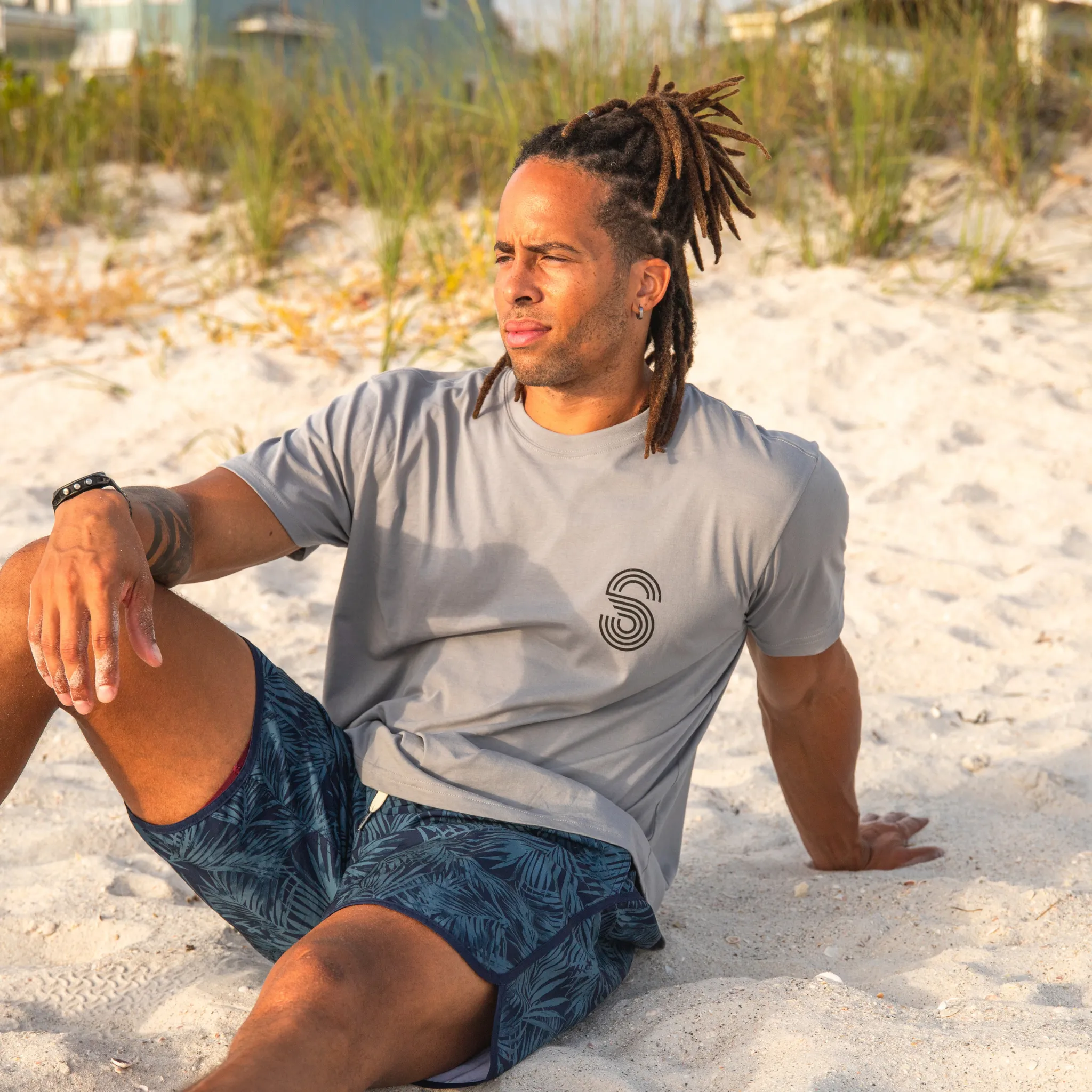 FL SUNSET TEE - GREY