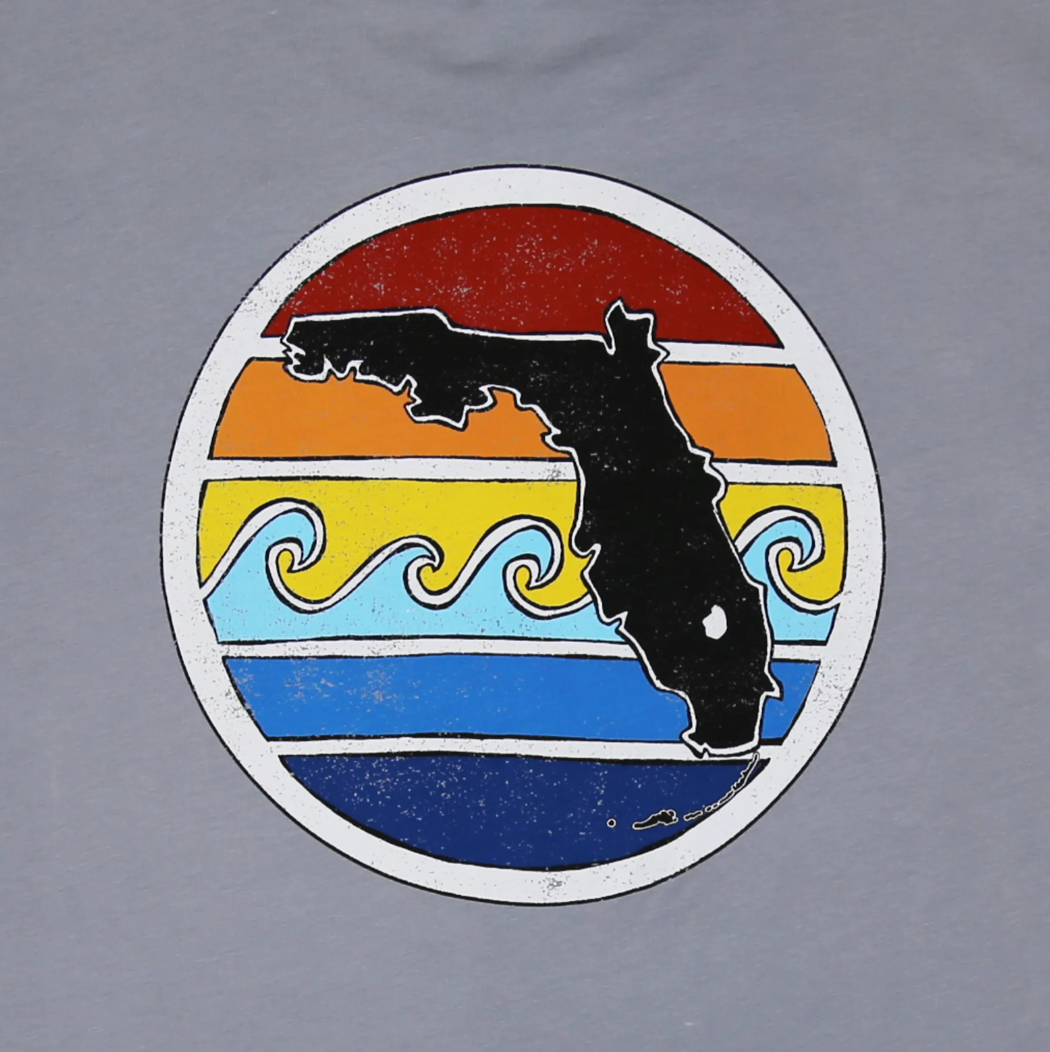 FL SUNSET TEE - GREY