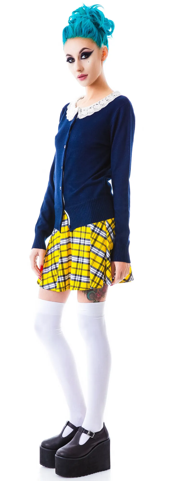 Fleetwood Crochet Collared Cardigan