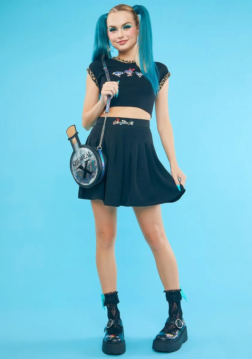 Fly To The Rescue Pleated Skirt