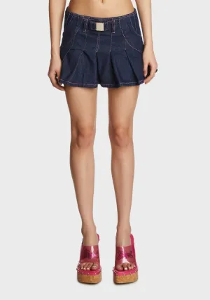Forget It Denim Skirt