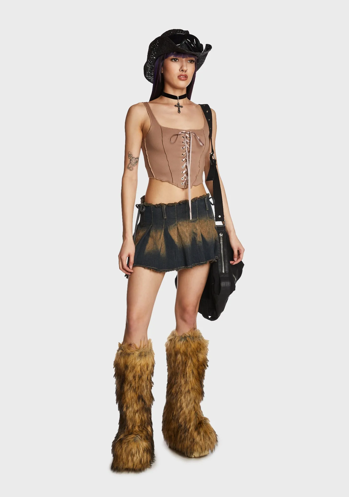 Frenemy Confession Mini Skirt