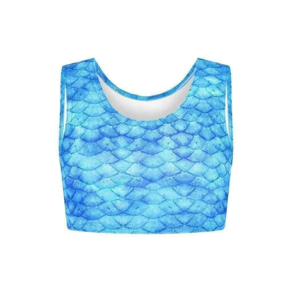 Frozen Aqua Mermaid Leggings
