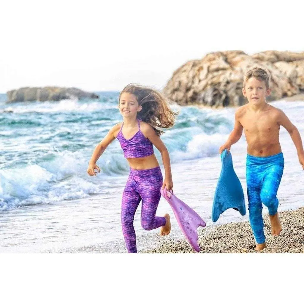 Frozen Aqua Mermaid Leggings