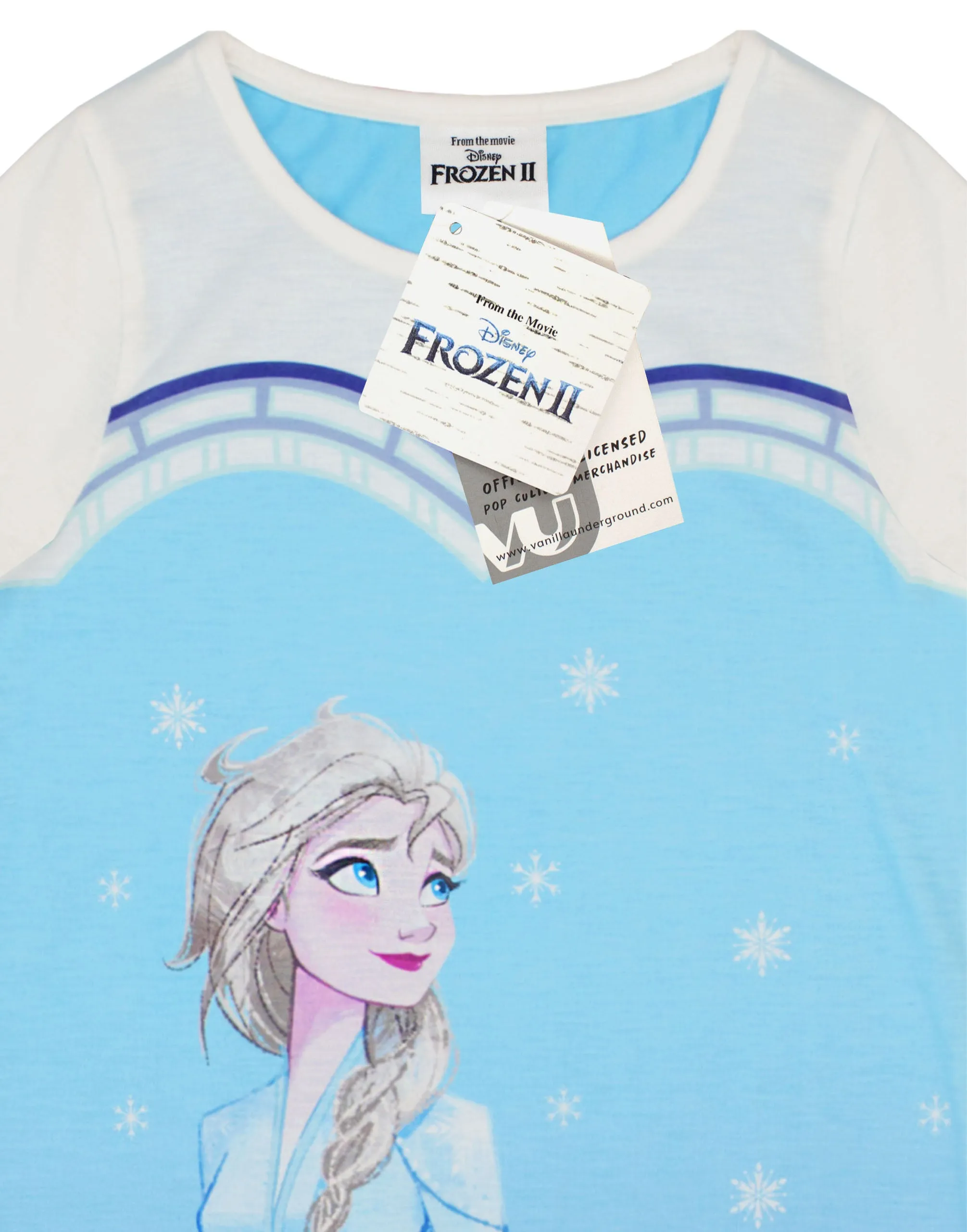 Frozen Elsa Girl's Night Dress Pyjama - Blue