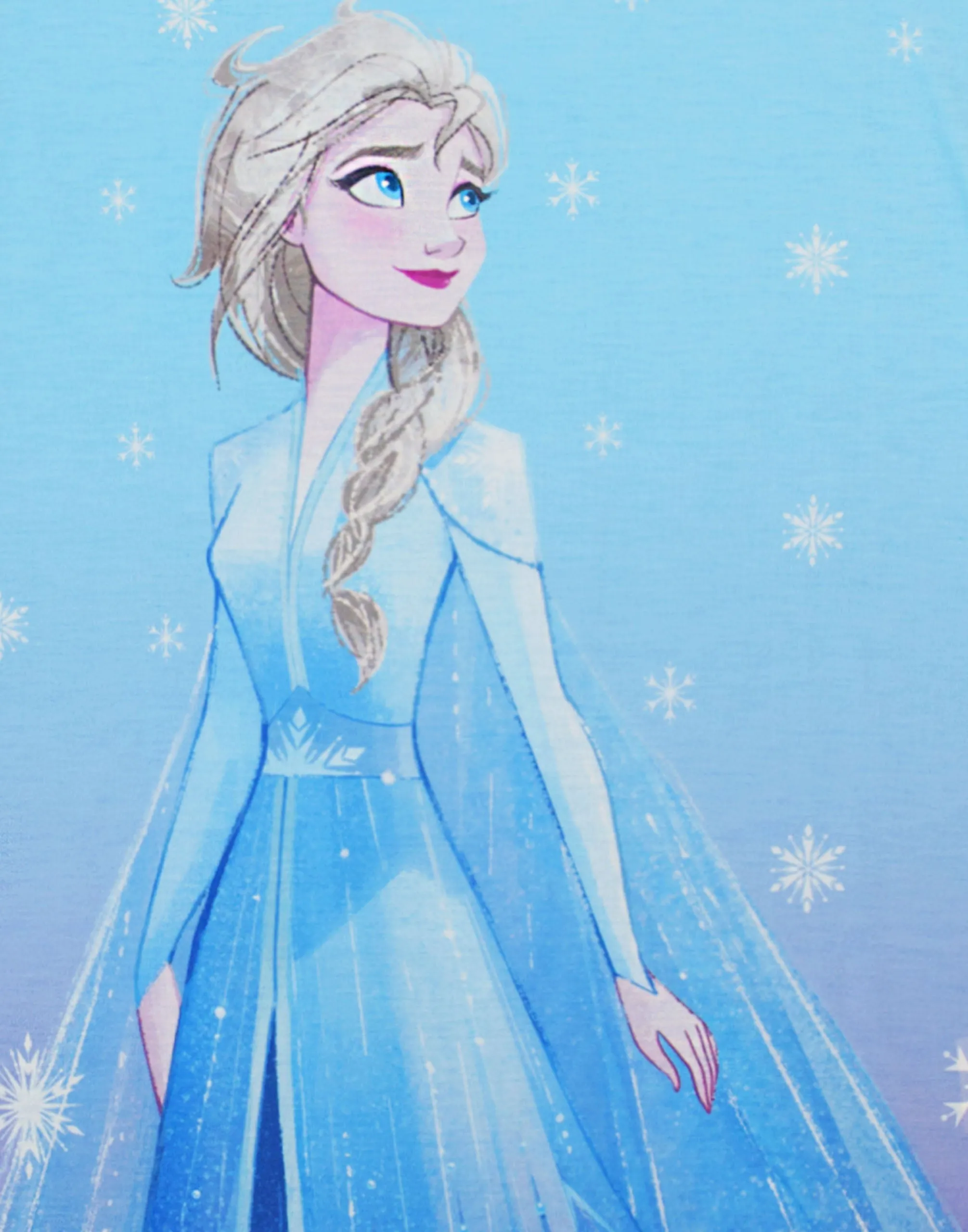 Frozen Elsa Girl's Night Dress Pyjama - Blue