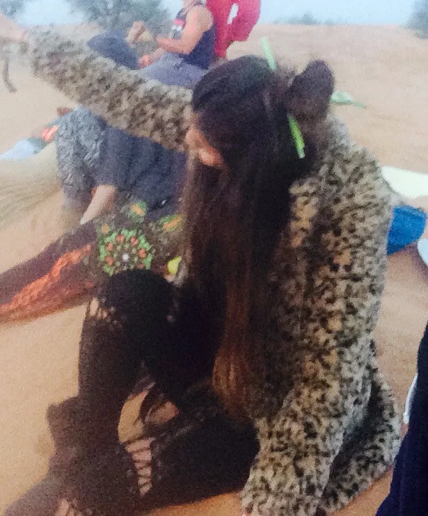 Furry Leopard Coat