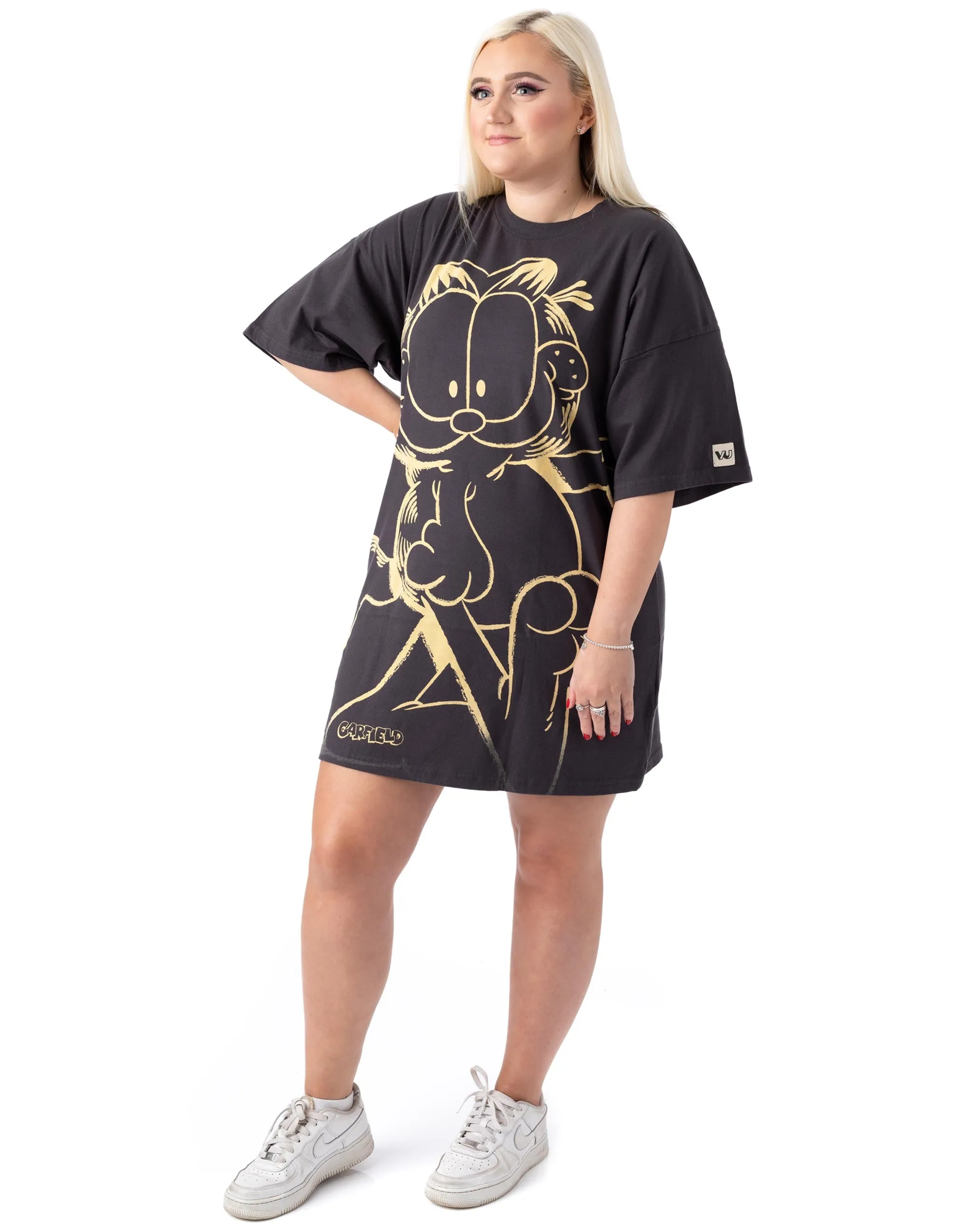 Garfield Oversized Ladies T-Shirt Dress