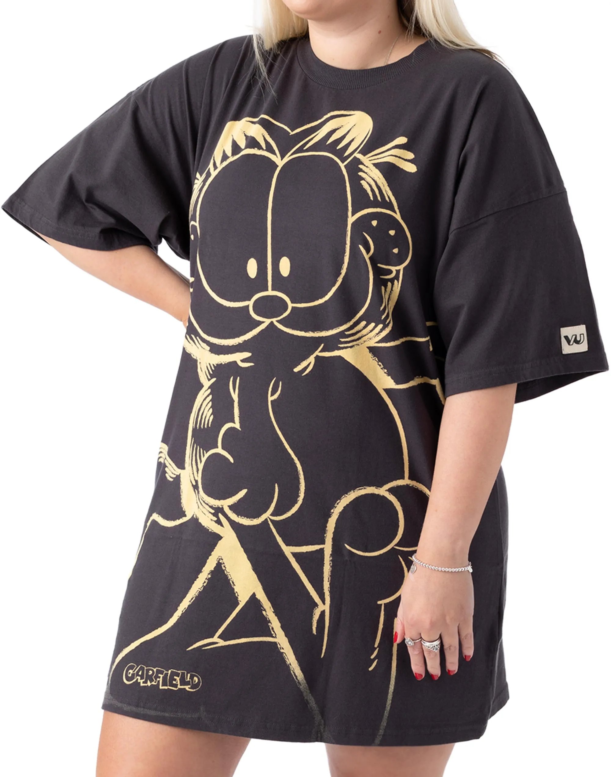 Garfield Oversized Ladies T-Shirt Dress