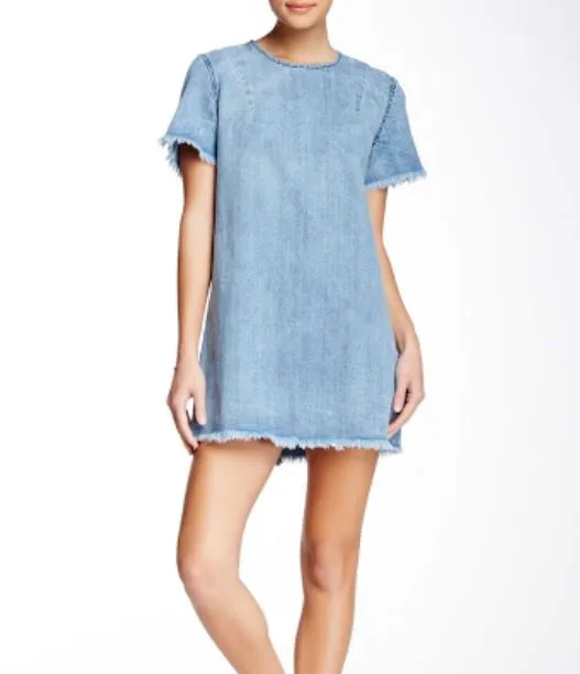 Gemma Short Sleeve Denim Dress