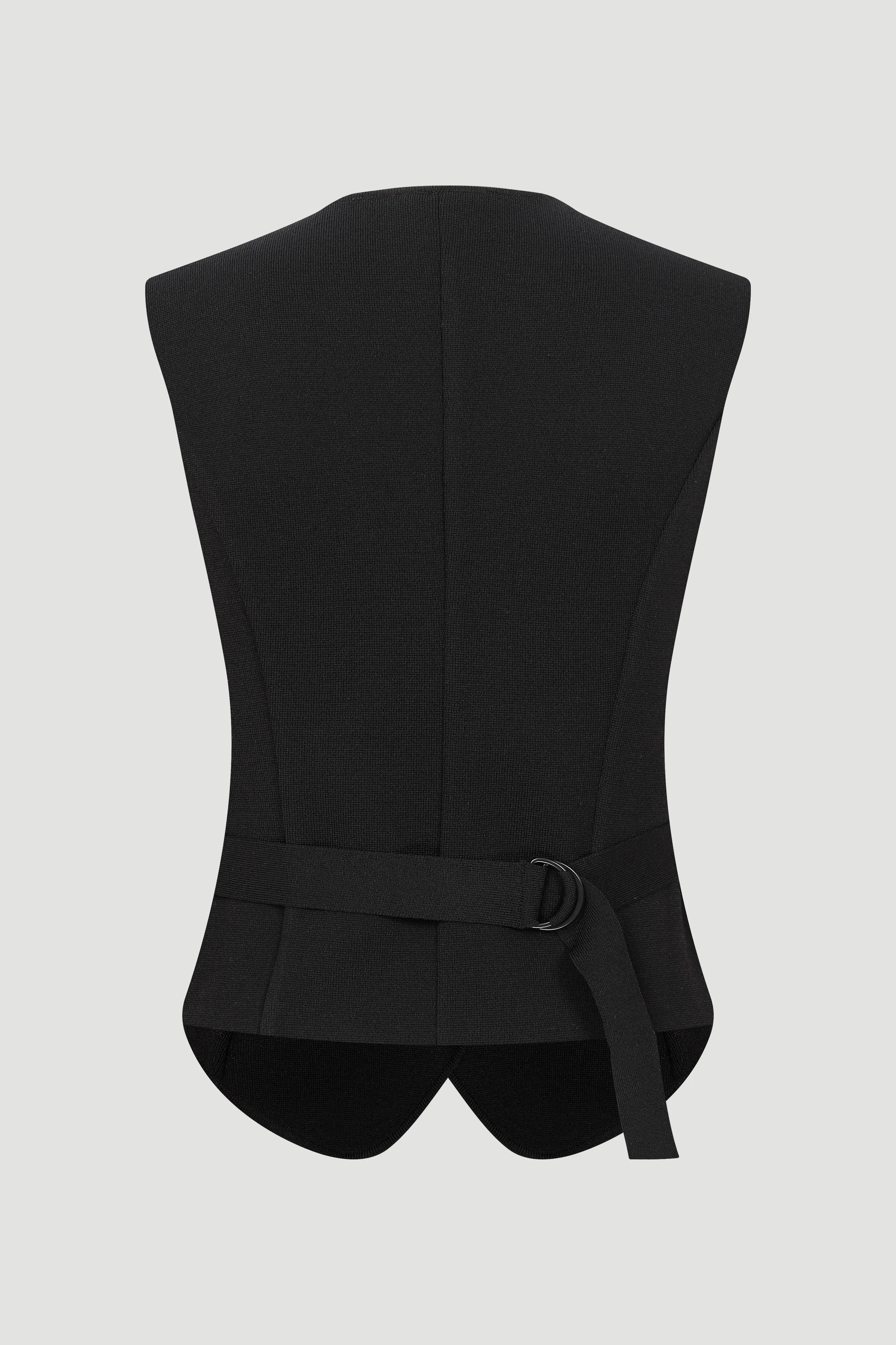 GIA KNITWEAR VEST WITH SHIRT