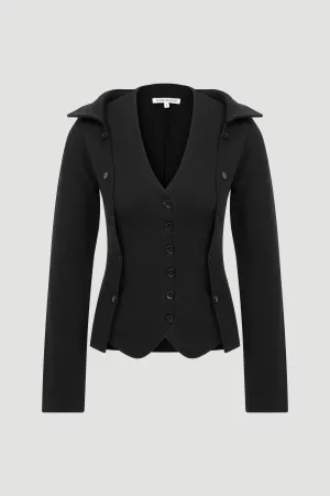 GIA KNITWEAR VEST WITH SHIRT