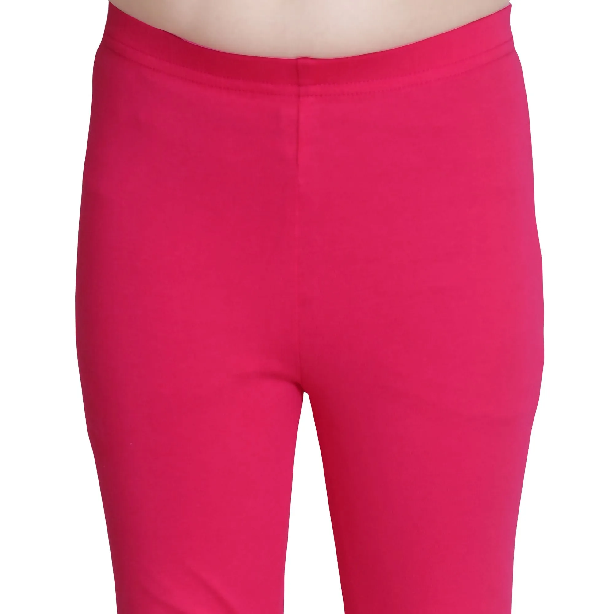 Girls Dark Fuchsia Ankle Length Legging