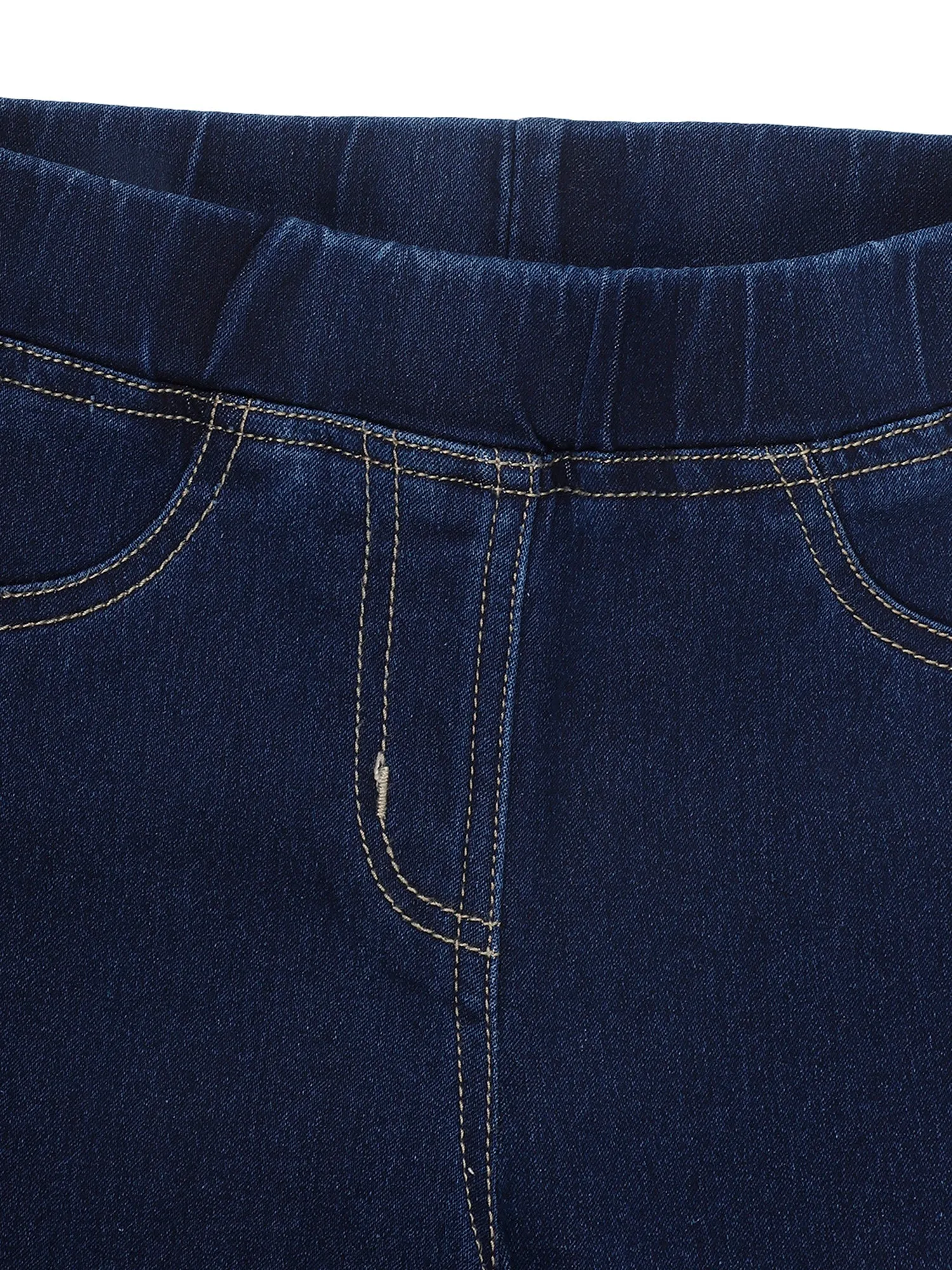 Girls Dark Mercerised Jeggings