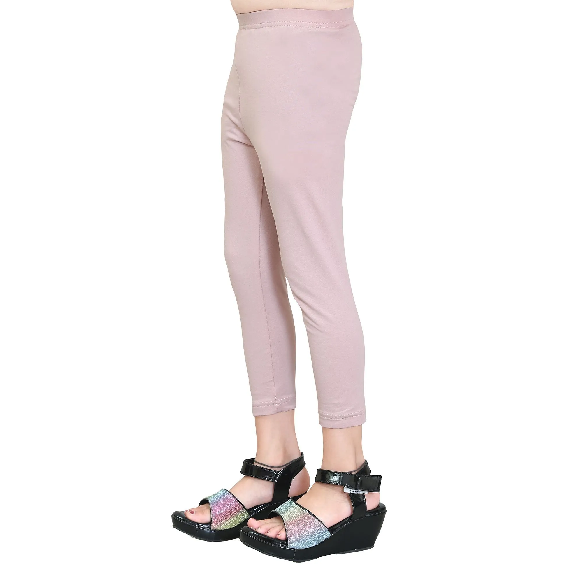 Girls Dusty Rose Ankle Length Legging