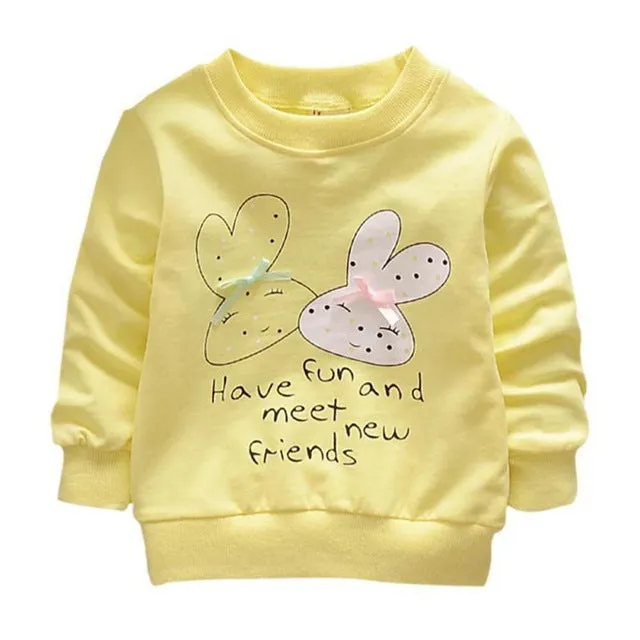 Girls Friends Jumper, Size 12M-3Yrs