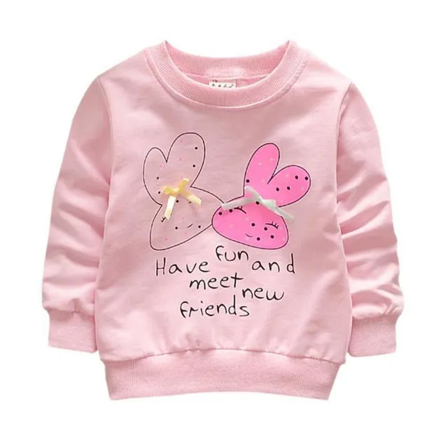 Girls Friends Jumper, Size 12M-3Yrs