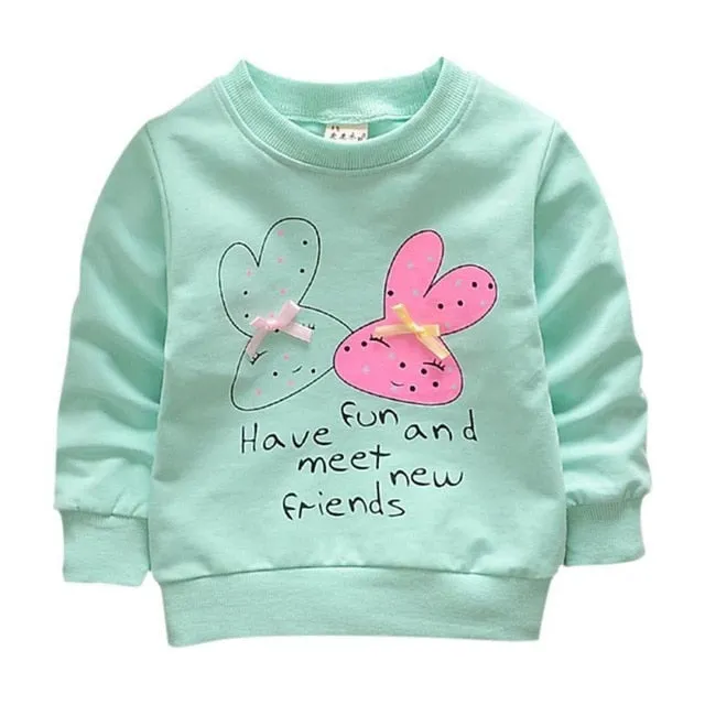 Girls Friends Jumper, Size 12M-3Yrs
