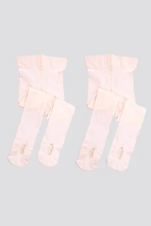 Girls Ultra Soft Convertible Tights 2-Pack