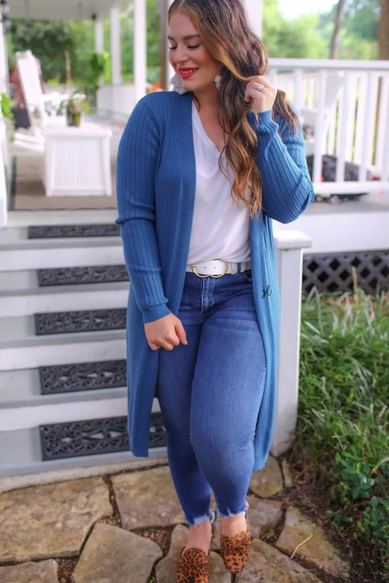 Go-To Ribbed Duster Cardigan (3 colors)
