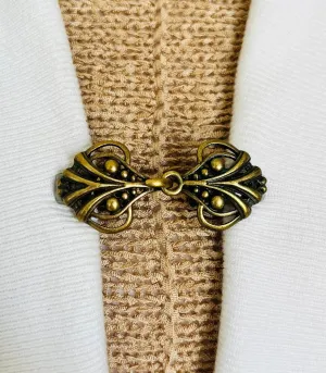 Gold Heart Celtic Cardigan Clip Sweater Clip Gift Gifts for Her by Fabulici