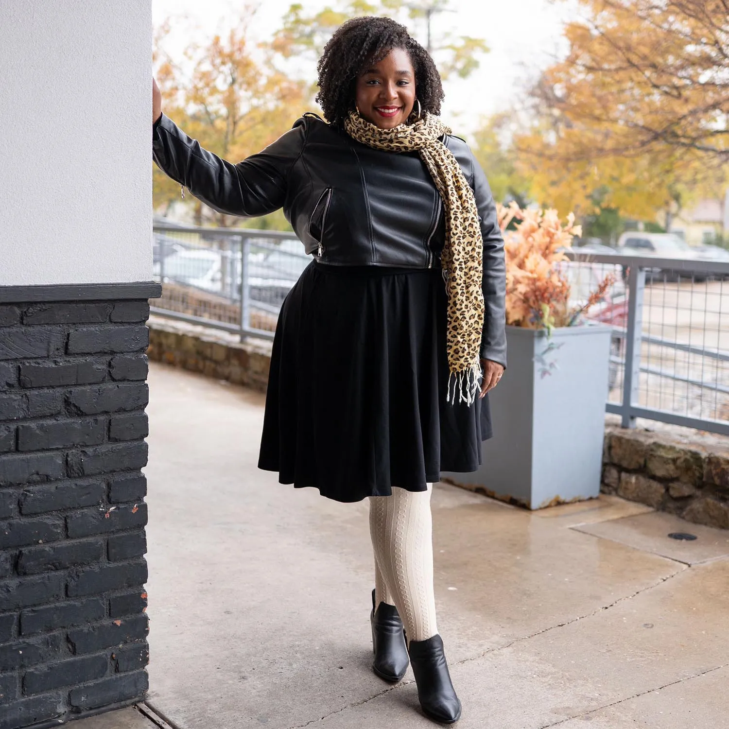 Grannies Cable Knit Wool Tights V2 - Oatmeal