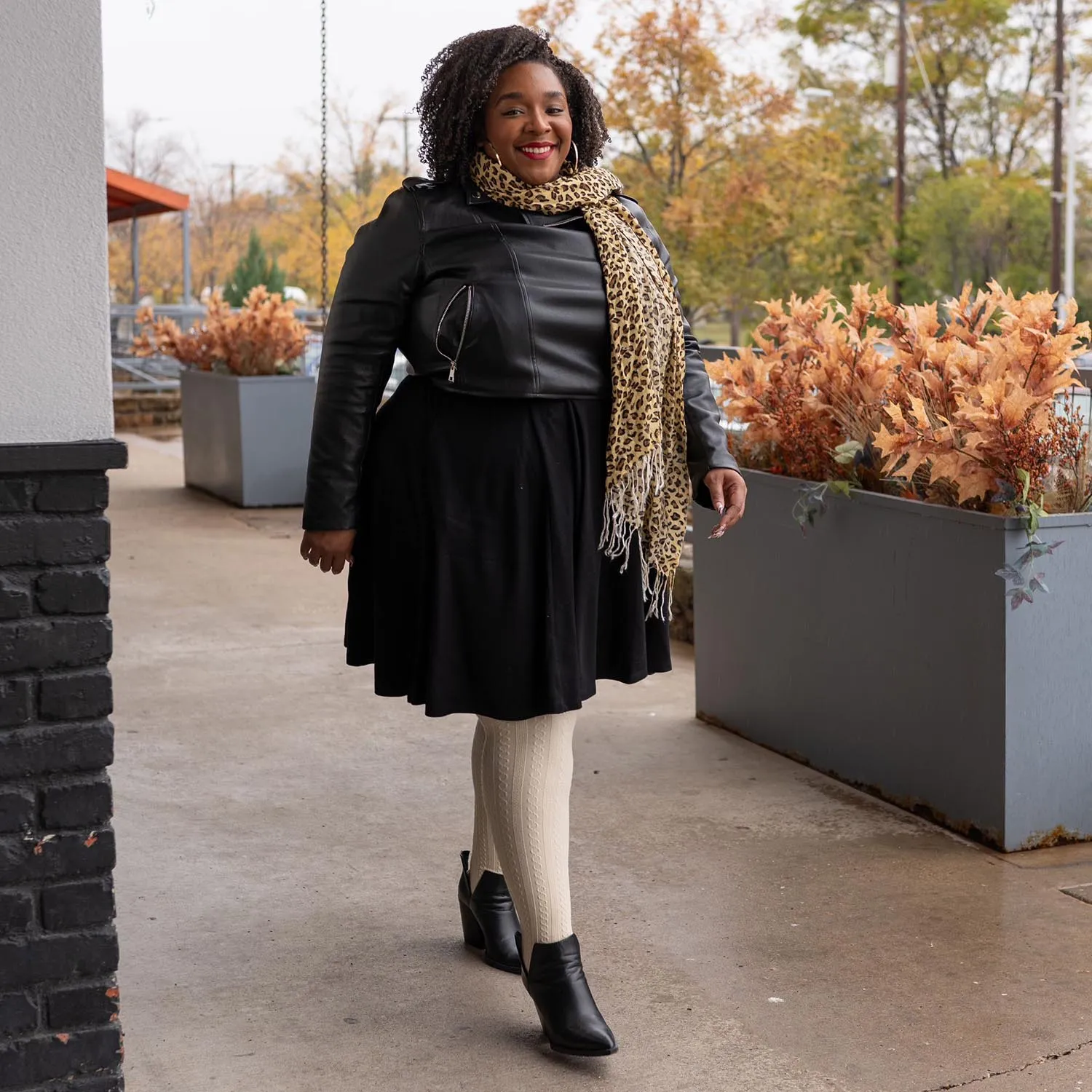 Grannies Cable Knit Wool Tights V2 - Oatmeal