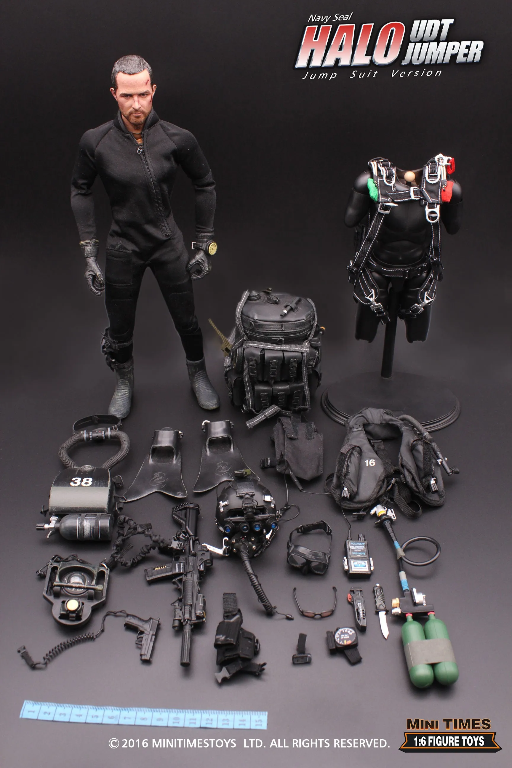Halo UDT Jumper - Black Diving Fins (Type 2)