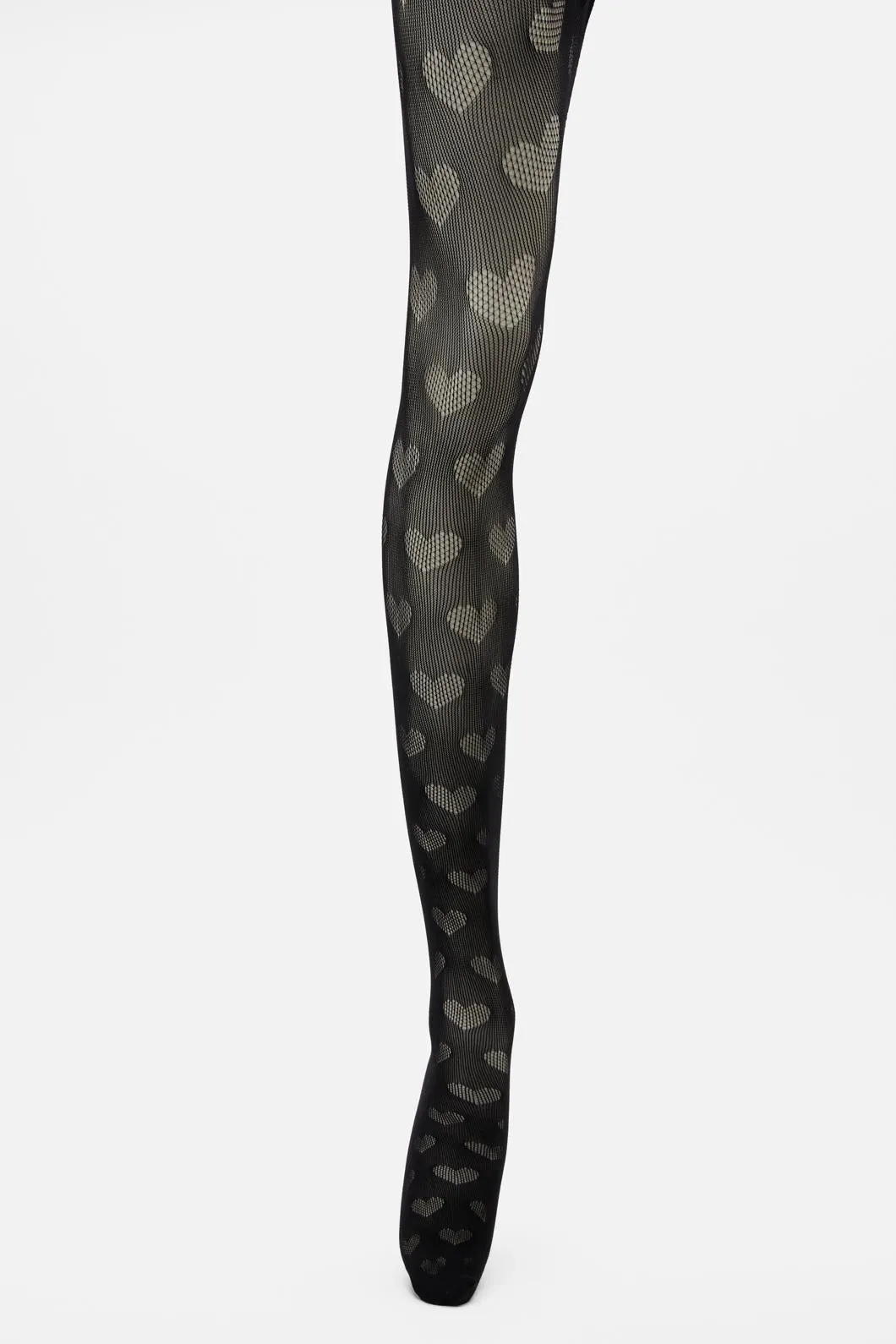 Heart Mesh Tights