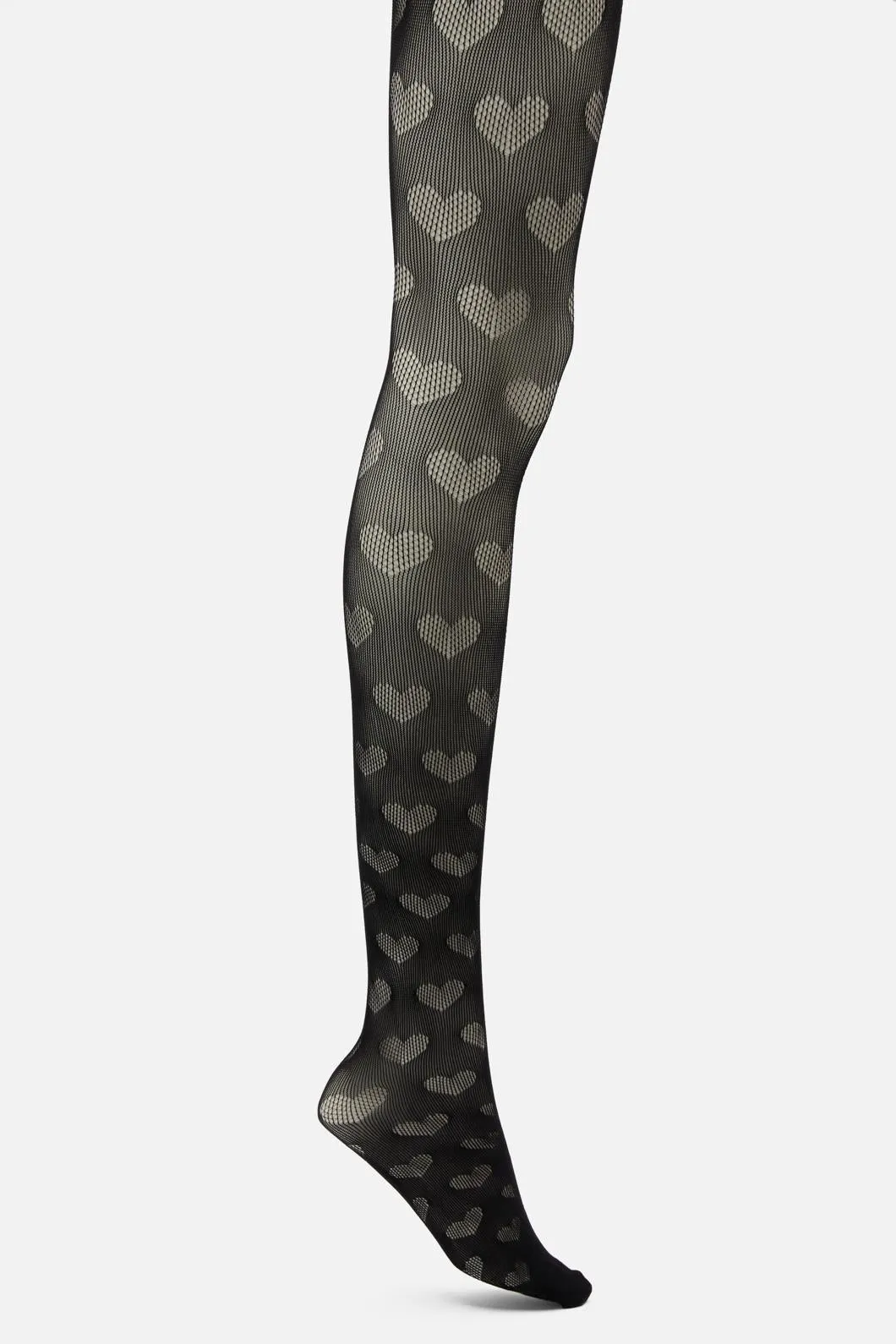 Heart Mesh Tights