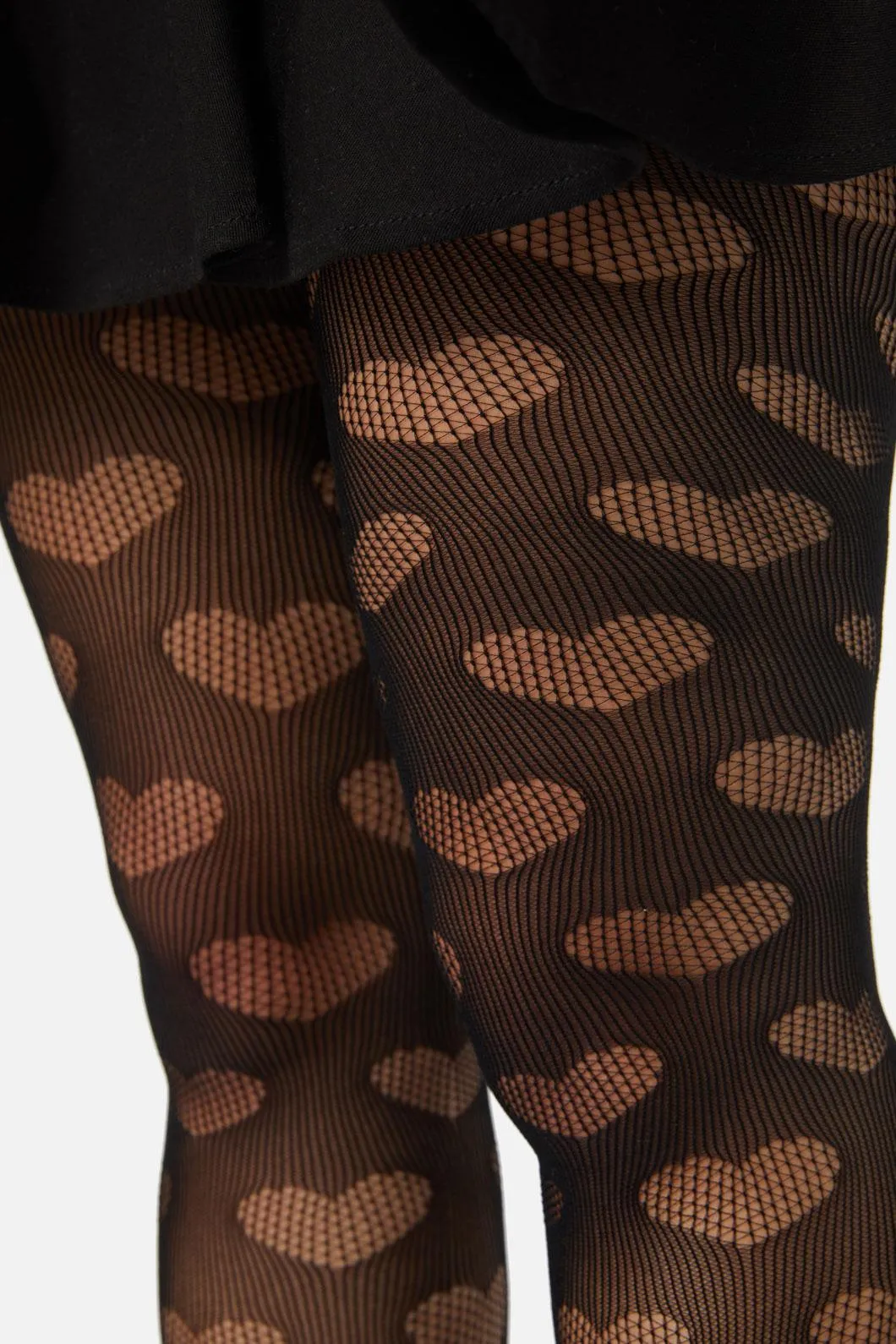 Heart Mesh Tights