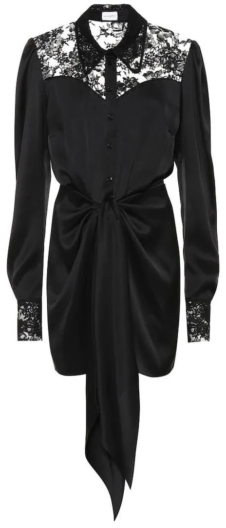 Hebei Lace Detail Shirt-Dress