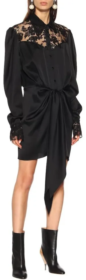Hebei Lace Detail Shirt-Dress