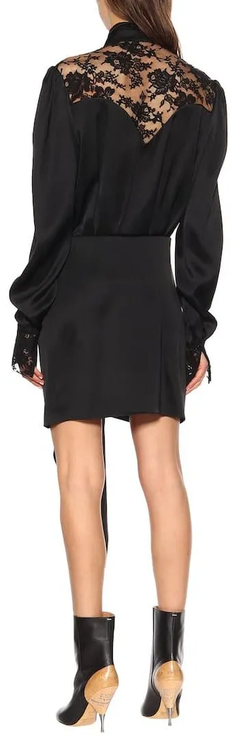 Hebei Lace Detail Shirt-Dress