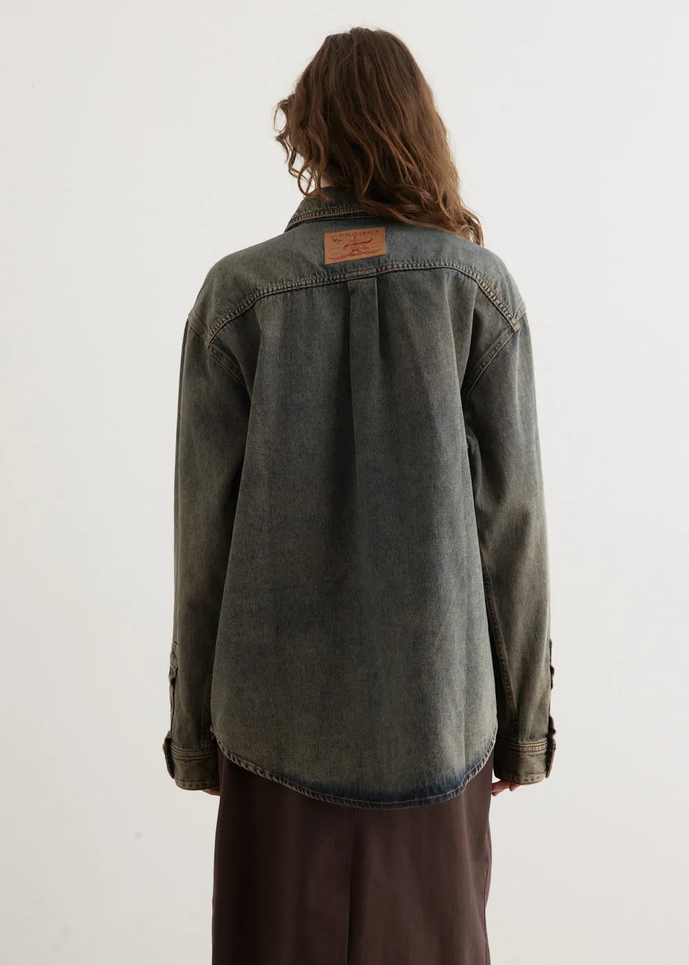 Hook And Eye Denim Shirt