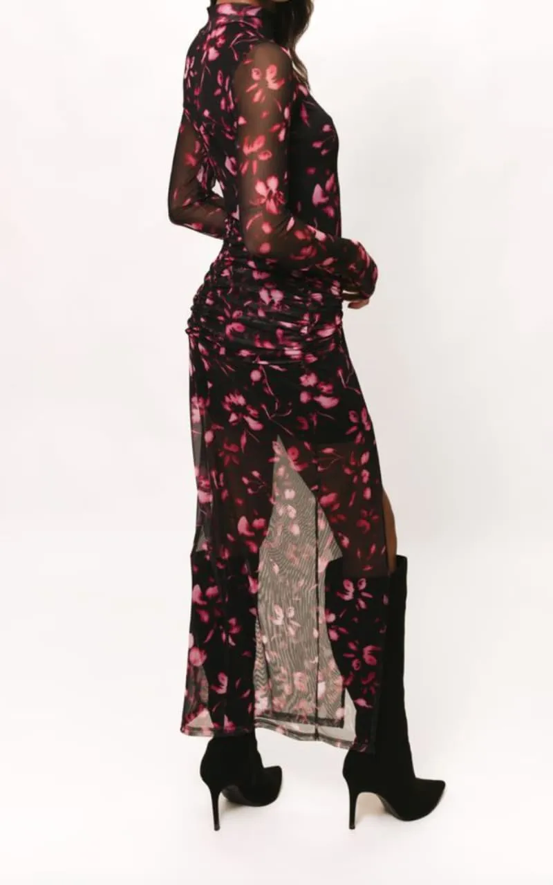 Hutch-  Ambrose Mock Neck Maxi Dress