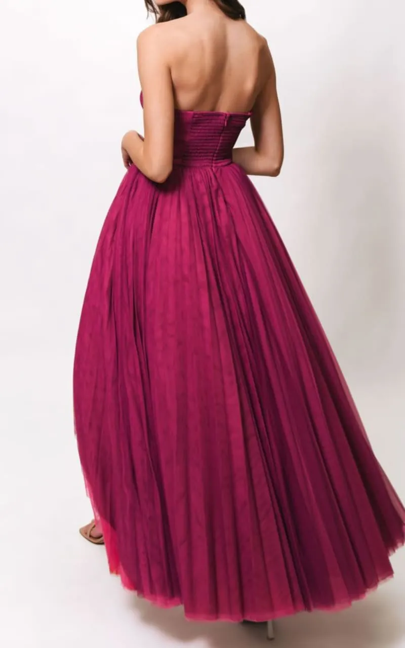 Hutch- Calloway Strapless Bustier Gown