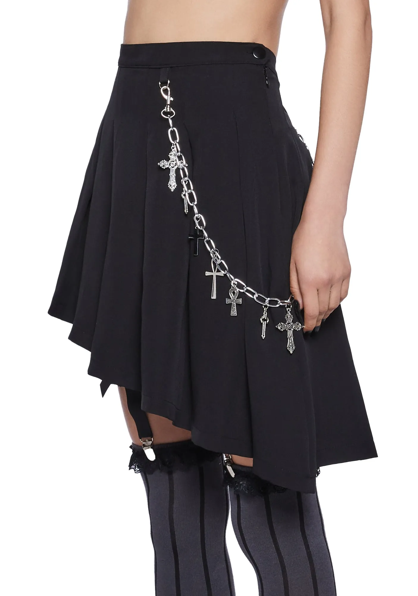 Idol Worship Asymmetrical Skirt