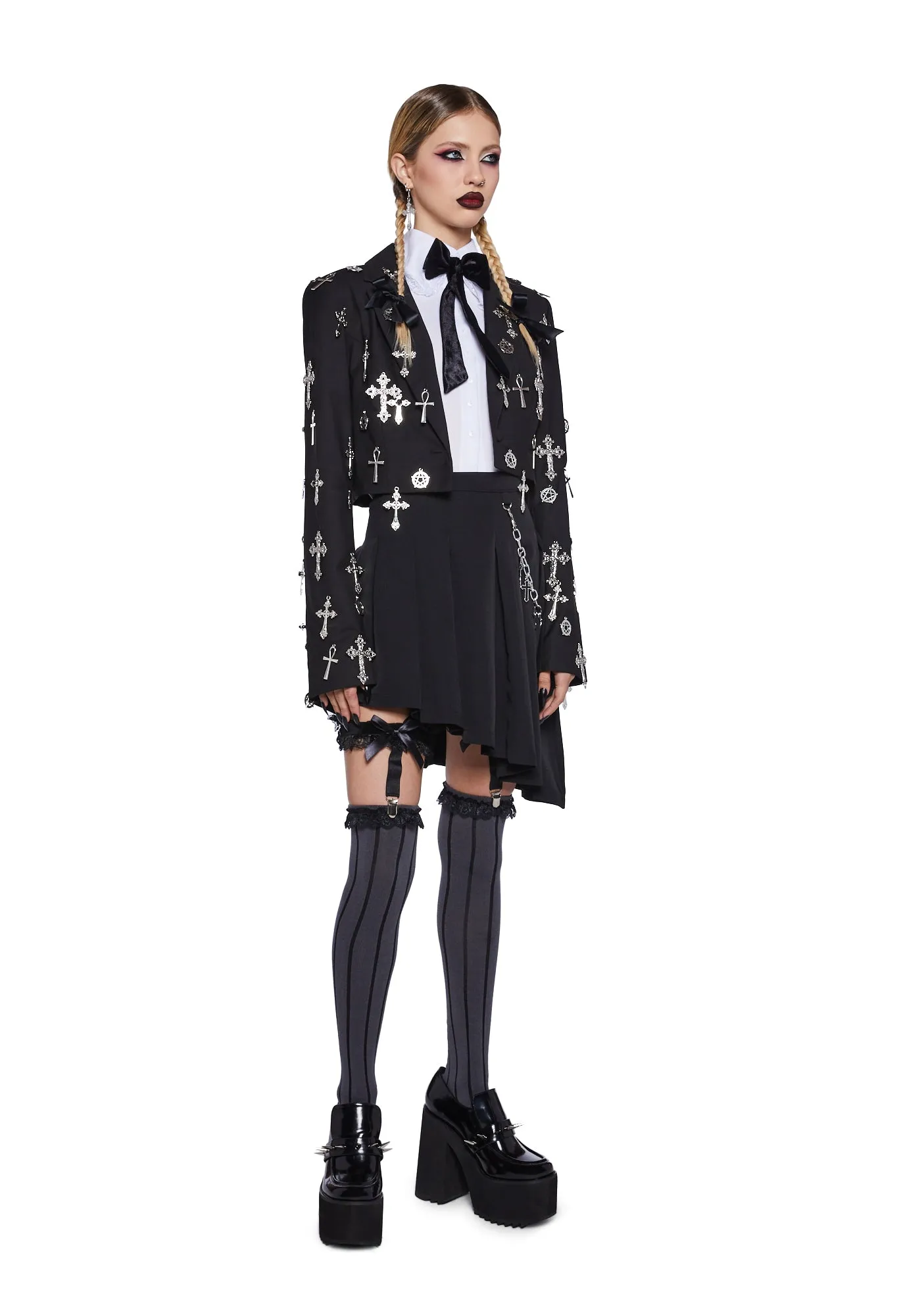 Idol Worship Asymmetrical Skirt