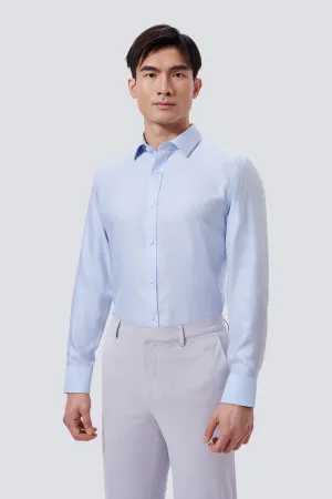 InstantCool Dobby Dress Shirt | Light Blue 17803N