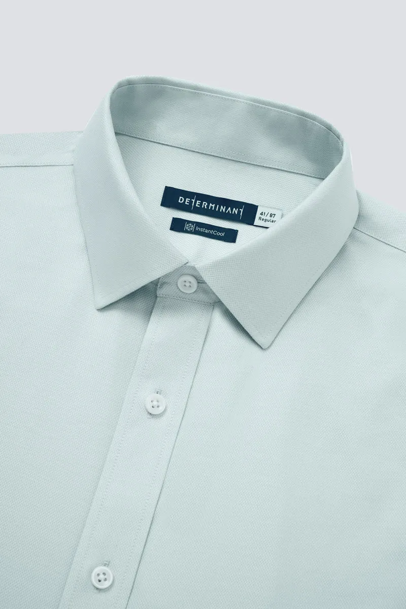 InstantCool Dobby Dress Shirt | Light Mint 17804N