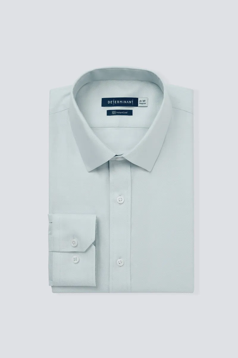 InstantCool Dobby Dress Shirt | Light Mint 17804N