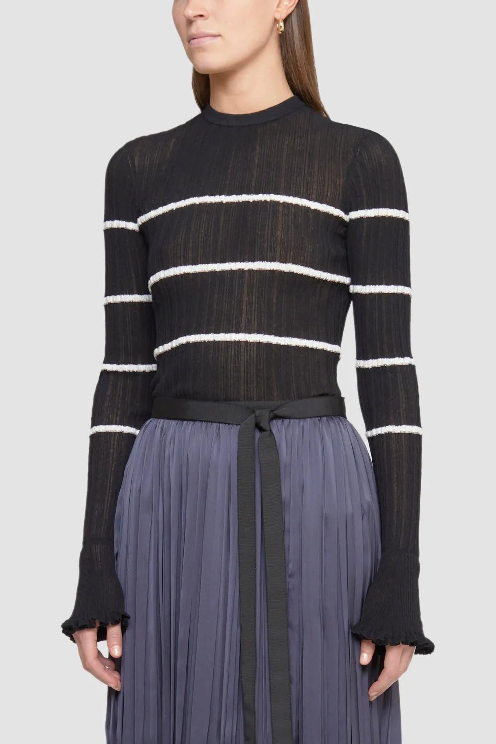 Irregular Pleated Skirt