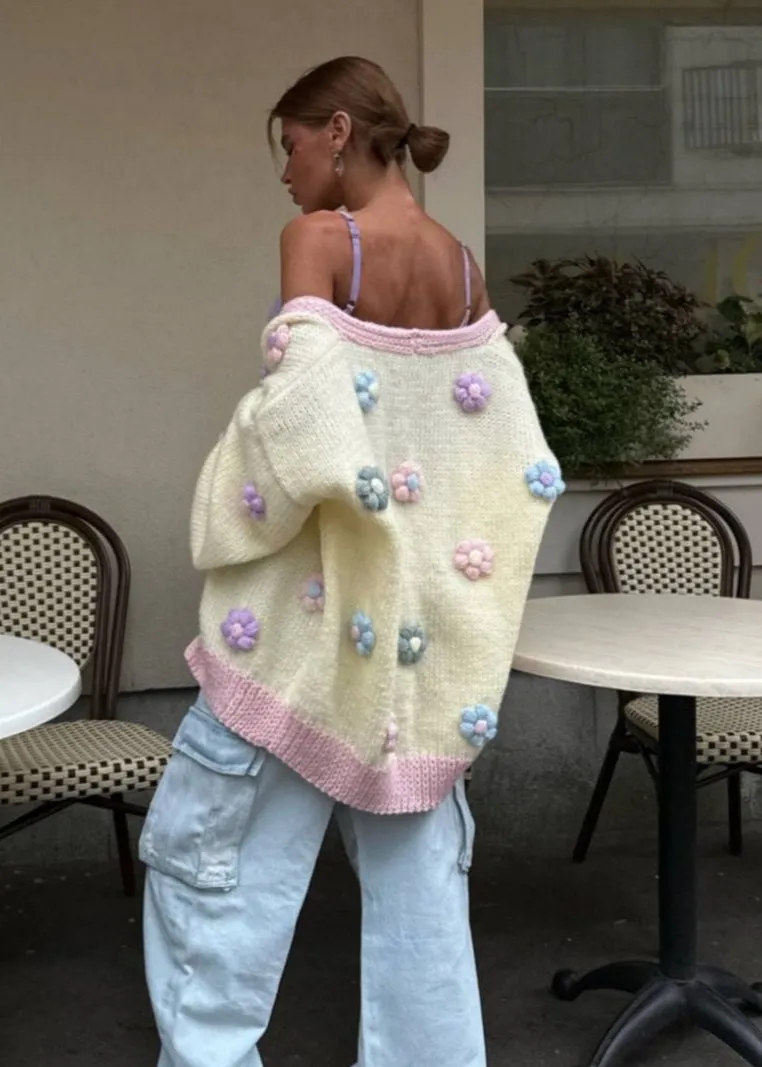 Ivyshape | Bloom Oversized Cardigan
